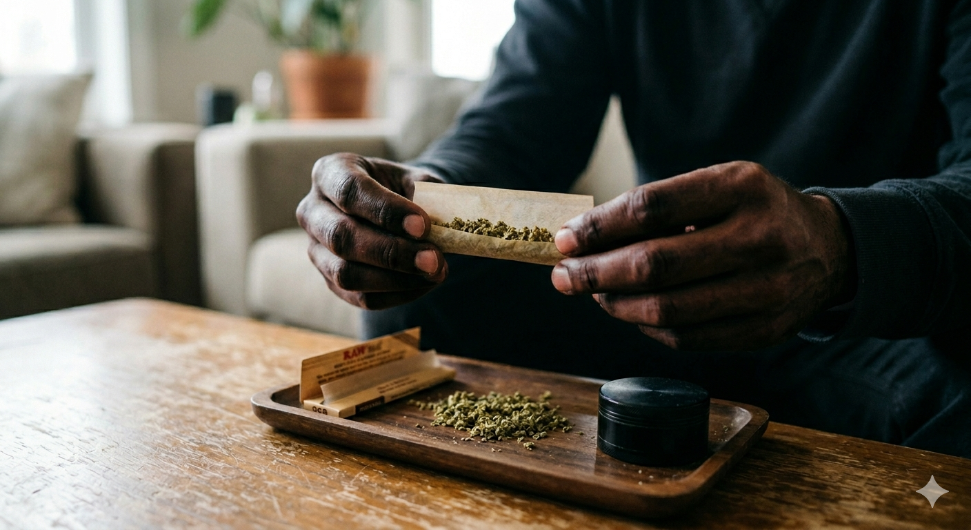 Why bhang smoke often smells like burning garbage