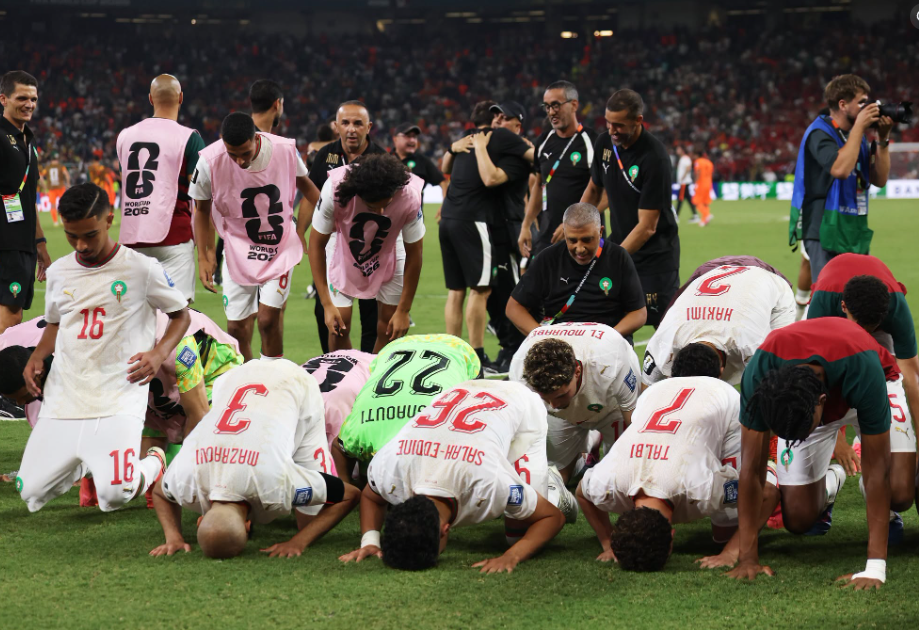 Morocco boss hails team's fighting spirit for World Cup success