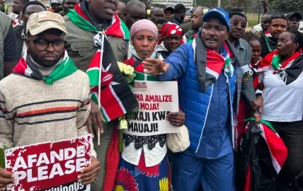 Police disrupt opposition leaders’ march in honour of Gen Z protest victims