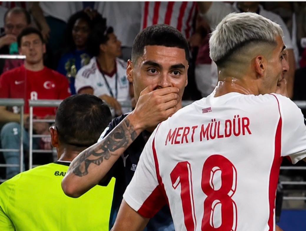 Historic red card: Almirón punished under new FIFA rule for covering mouth during World Cup match