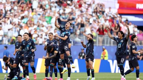 Paraguay players celebrating their win against Germany at the FIFA World Cup 2026. PHOTO/@FIFAcom/X