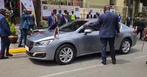 Inside the Peugeot 508 used by Treasury CS Mbadi during Budget Reading