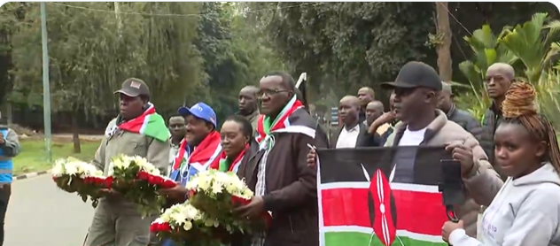 David Maraga, Wiper leader Kalonzo Musyoka, People's Liberation Party leader Martha Karua, and DAP-K leader Eugene Wamalwa honour fallen Gen Z protesters Thursday, June 25, 2026.