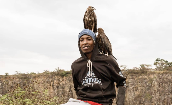Nairobi Birdman defends eating with wild birds amid health fears