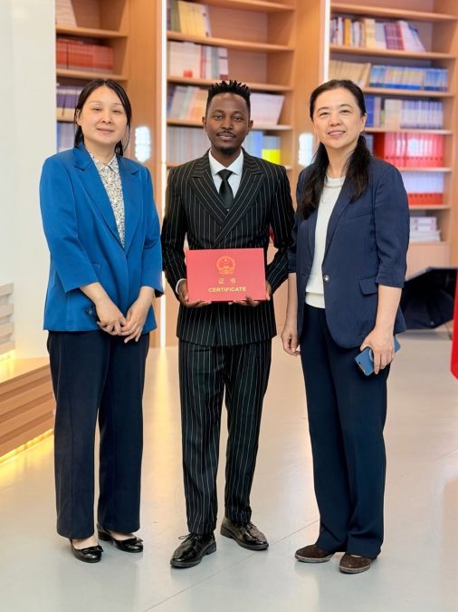 Hopekid during his graduation