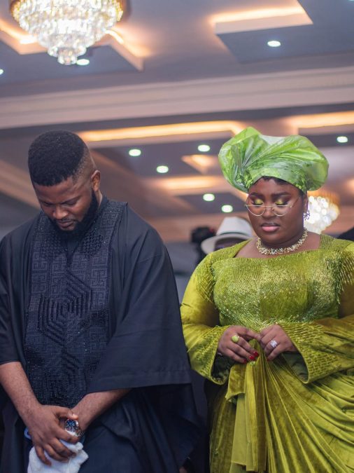Nigerian gospel singer Judikay and her husband, Anselem Opara,