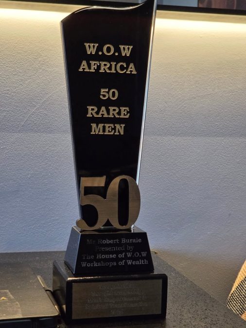 Robert Burale honoured among 50 rare men in Africa