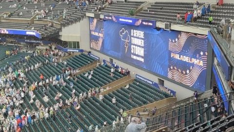 France vs Iraq World Cup game second half delayed due to thunderstorms