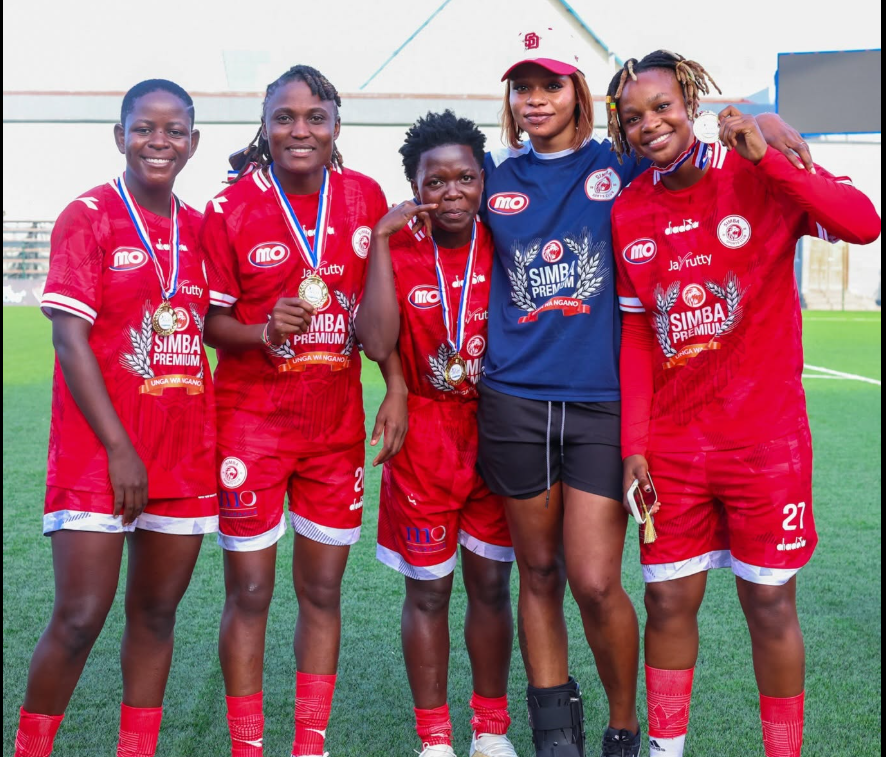 Harambee Starlets players reclaim Tanzania league champions crown with Simba Queens
