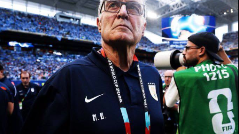 Uruguay's Marcelo Bielsa at the 2026 FIFA World Cup. PHOTO/https://www.facebook.com/blancoslive