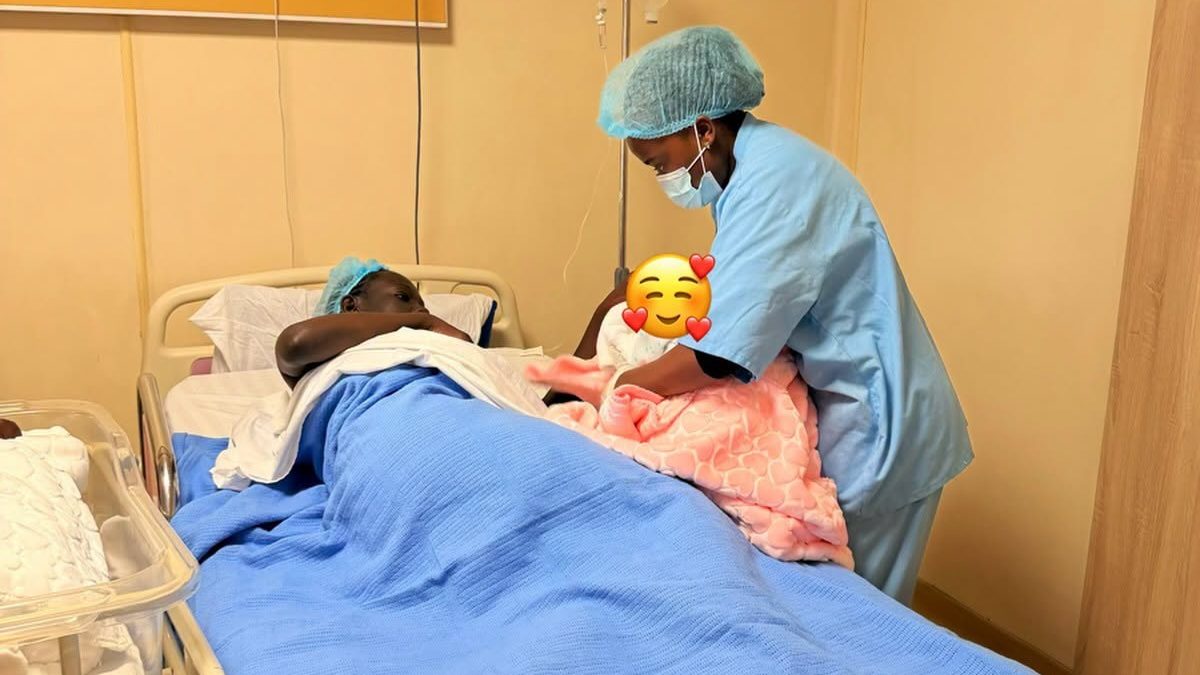 Dem Wa Facebook reveals she welcomed twin daughters one month ago