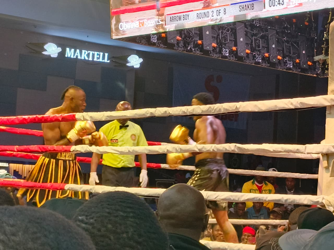 Shakib Cham defeats Arrow Bwoy by technical knockout at Vurugu 2