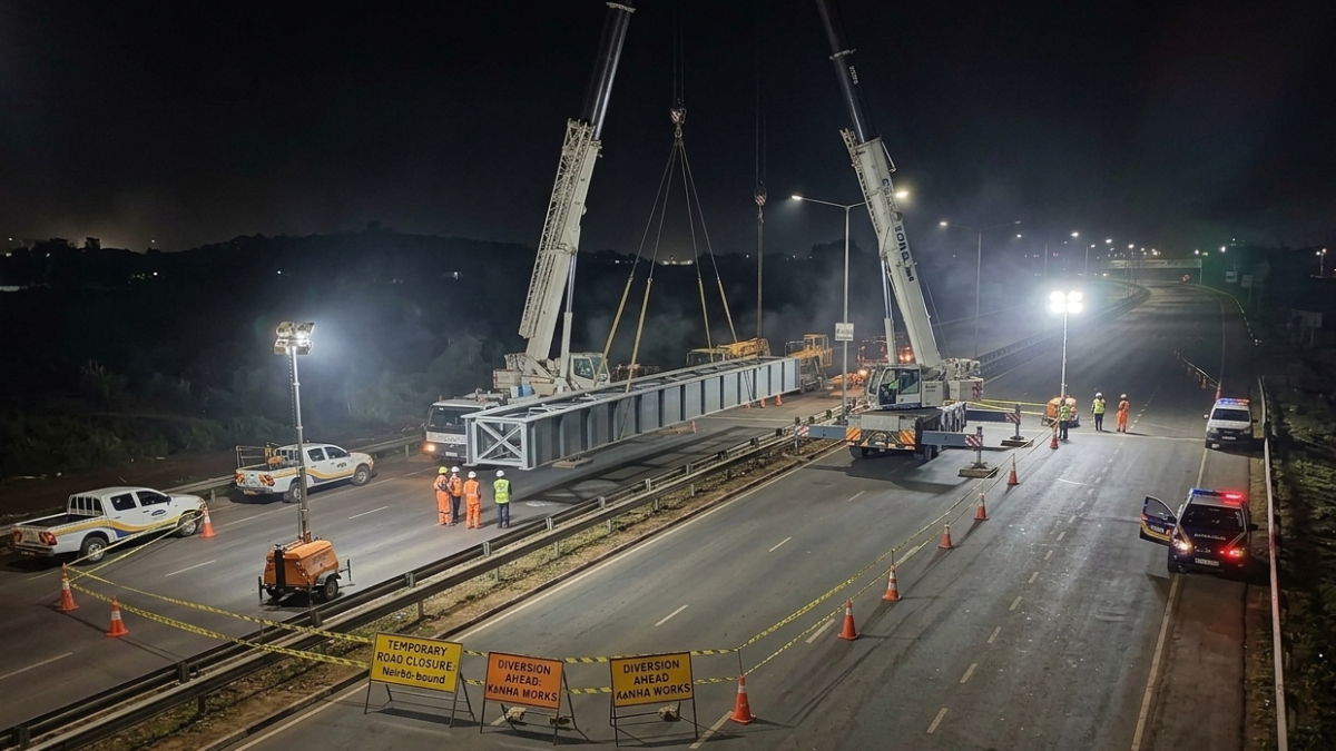 KeNHA announces 13-hour Mombasa Road closure for footbridge construction
