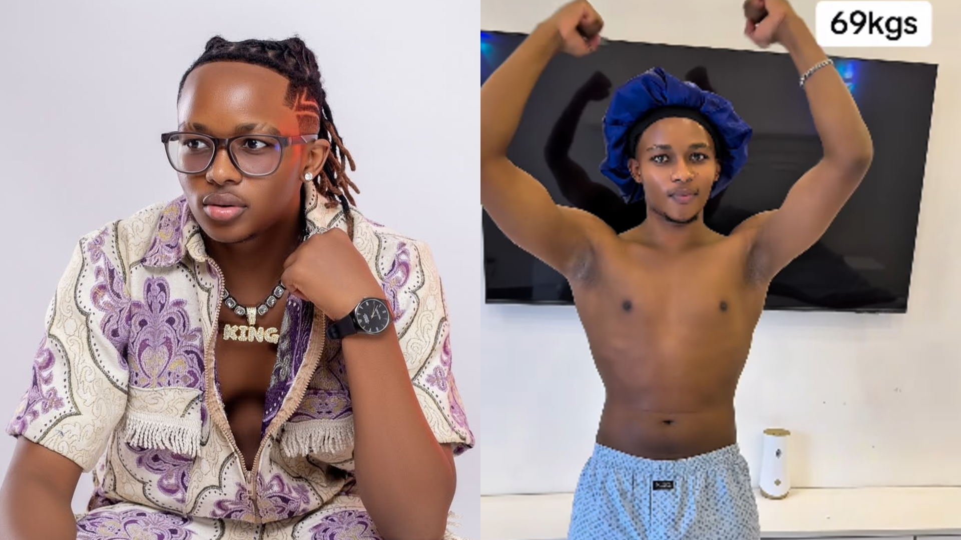 TikToker King Tizian celebrates 18kg weight loss after dropping from 87kg to 69kg