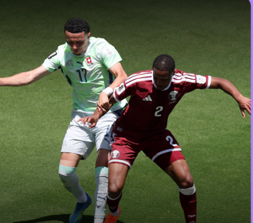 The 2026 FIFA World Cup action between Switzerland and Qatar on Saturday night, June 13, 2026. PHOTO/https://www.facebook.com/fifaworldcup/photos?_rdc=1&_rdr#