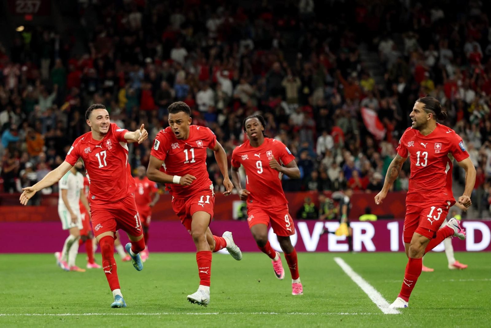 Another African country out! Switzerland edge Algeria to reach World Cup last 16