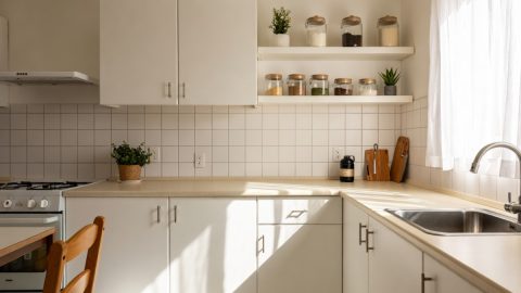 A kitchen counter.