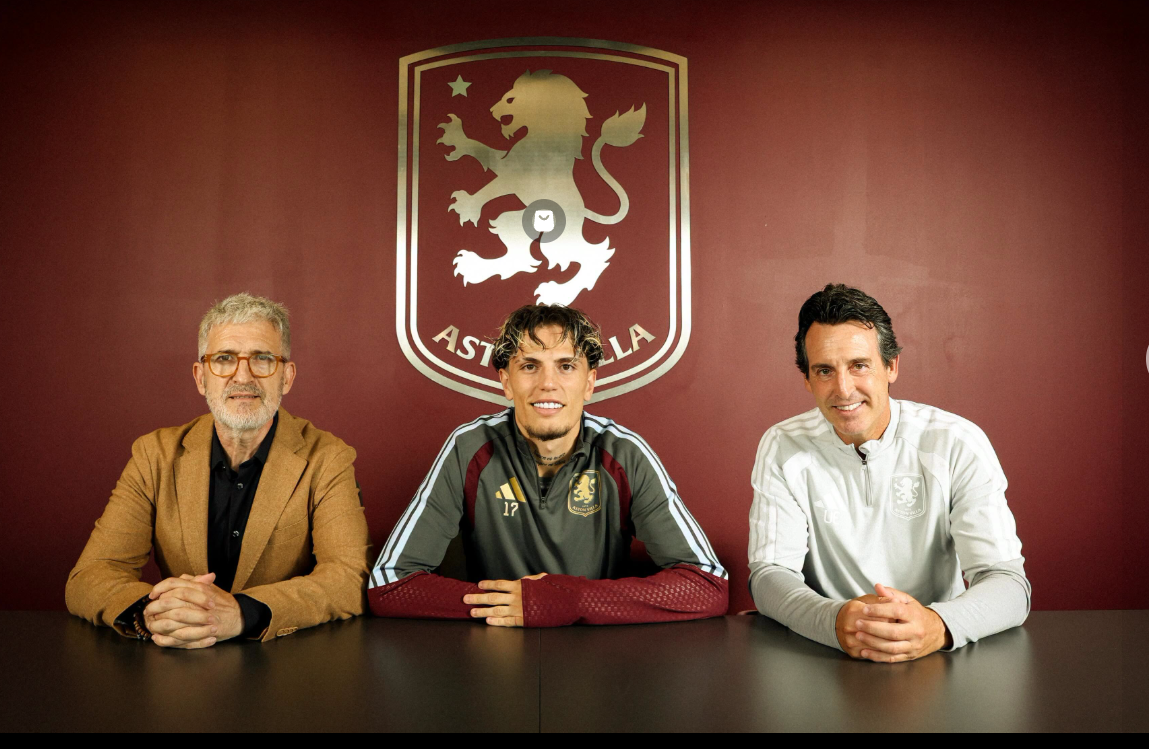 Alejandro Garnacho joins Aston Villa on loan from Cheslea. PHOTO/https://www.facebook.com/astonvilla