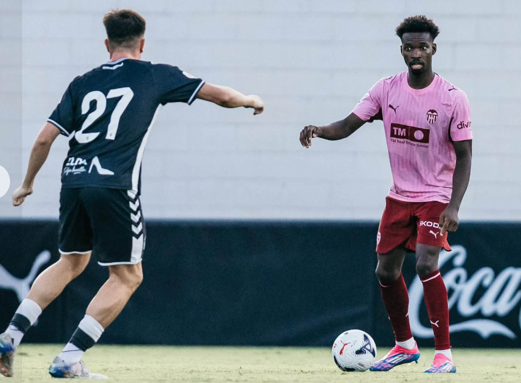 Kenya U20 captain Amos Wanjala makes first team debut with Valencia