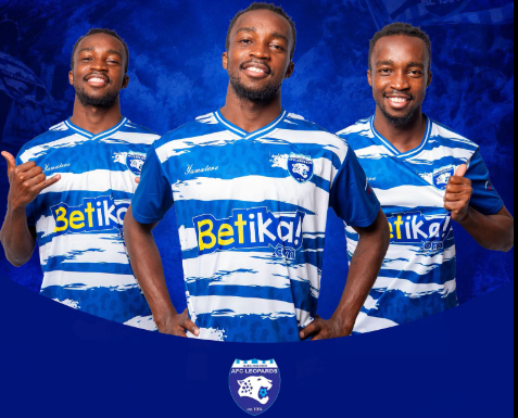 New AFC Leopards signing Namaan Balecho. PHOTO/https://www.facebook.com/afcleopardssc