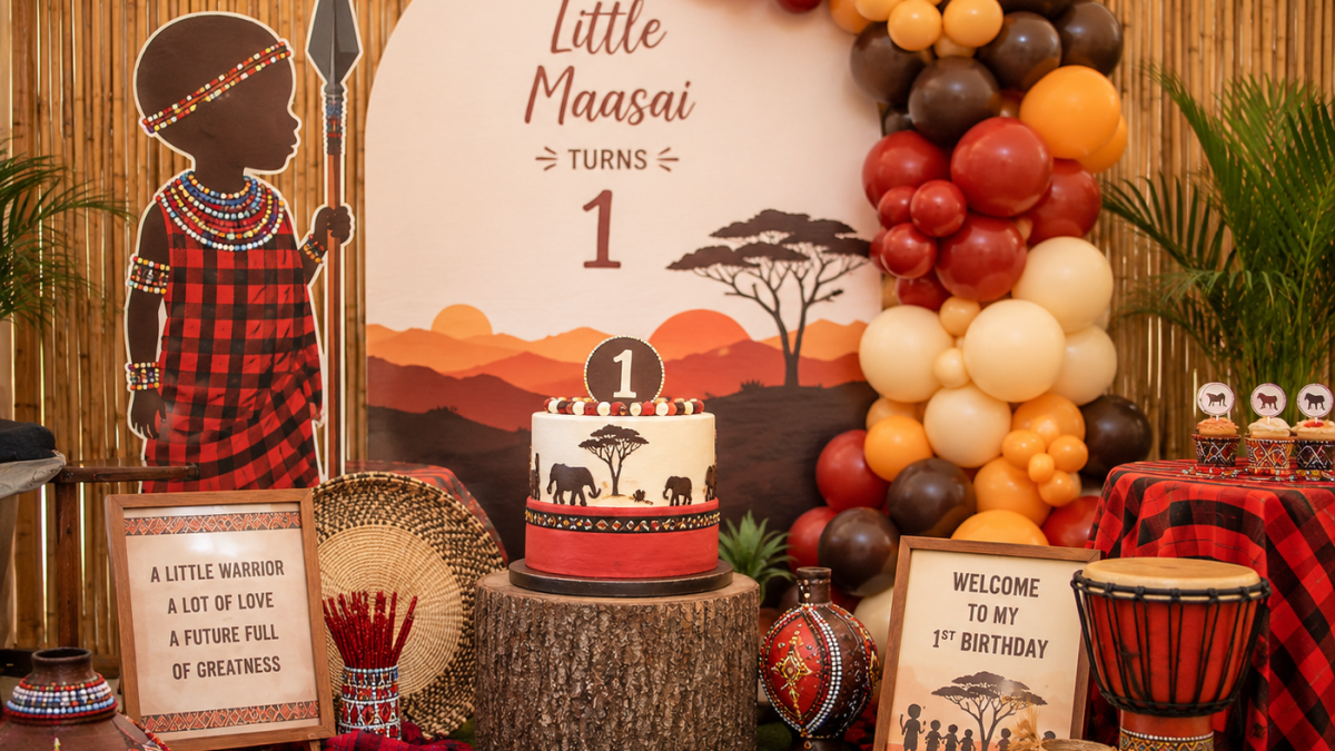 Creative first birthday themes inspired by Kenyan culture