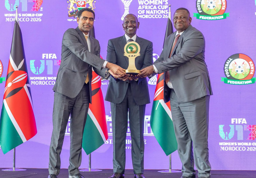 Ruto receives CAF award for outstanding stadium infrastructure