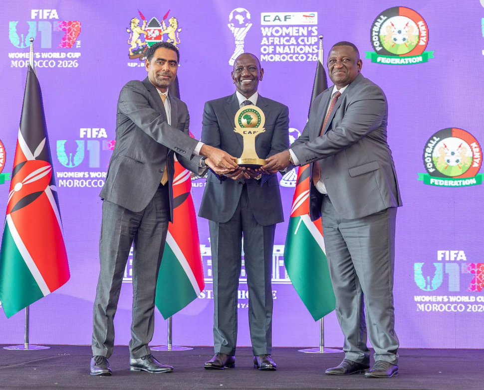 Ruto receives CAF award for outstanding stadium infrastructure
