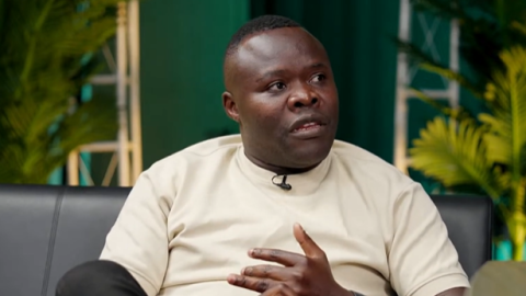 Migori Senator Eddy Oketch speaks during an interview.PHOTO/a screengrab by K24Digital from @ObinnaTVExtra on Youtube