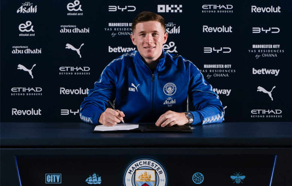 Man City completes signing of England midfielder Elliot Anderson
