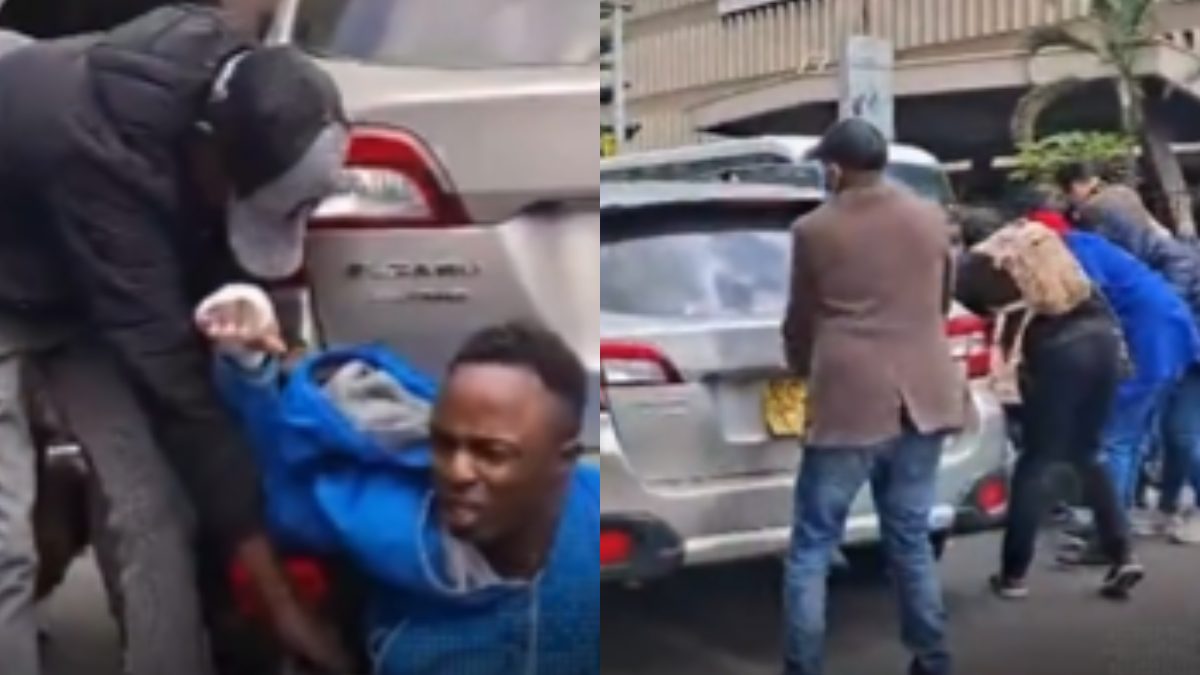 Saba Saba Day: Protesters bundled into waiting Subarus in Nairobi CBD