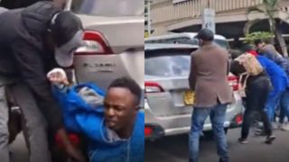 Saba Saba Day: Protesters bundled into waiting Subarus in Nairobi CBD