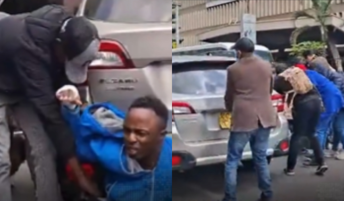 Saba Saba Day: Protesters bundled into waiting Subarus in Nairobi CBD