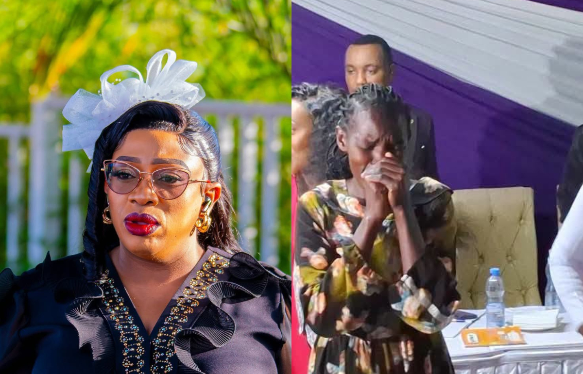 Liz Wangui addresses claims gospel singer Naomi Gathoni was mocked at mum's memorial