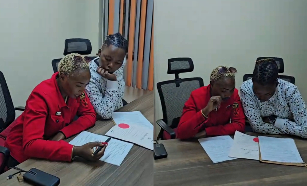 TikToker Shikie Kariuki transfers title deed to girlfriend as she admits being madly in love
