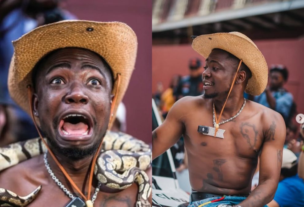 Nigerian streamer Shank Comics during a past event. PHOTO/@shankcomics/Instagram.