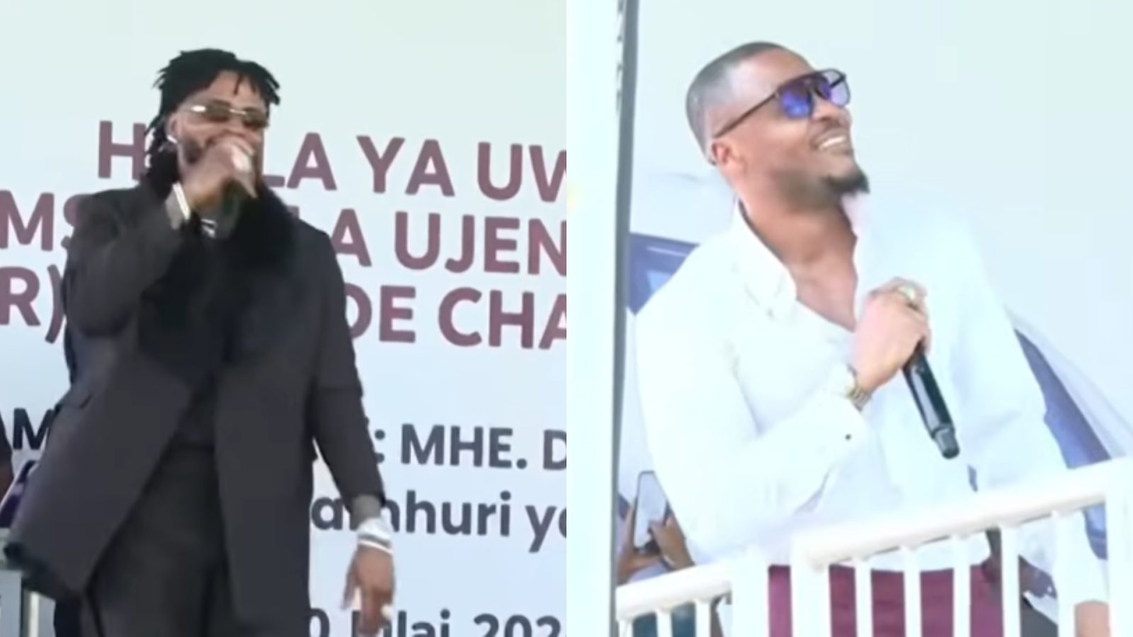 Diamond Platnumz and Ali Kiba light up Kigoma with electrifying performances