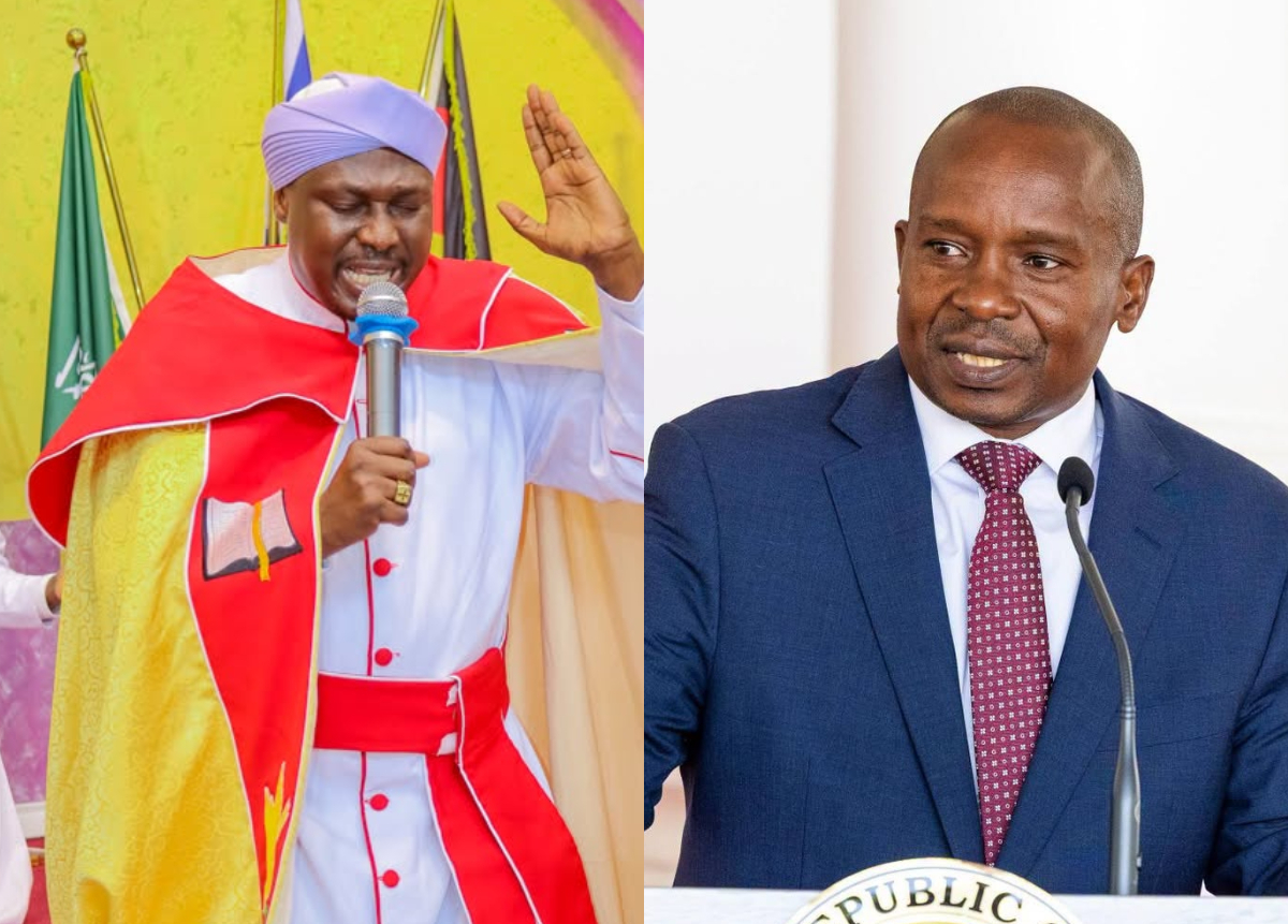 Bishop Maina Wa OTC makes new prophecy as he urges Kindiki to resign from Ruto's govt
