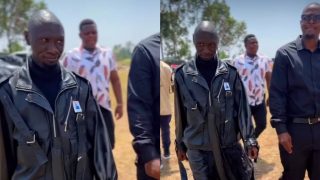 Stevo Simple Boy emotional as he attends burial of influencer who once paid his rent