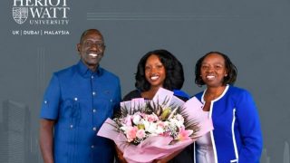 Ruto attends daughter’s graduation in UK