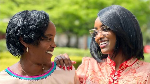 Thank you for accepting Jesus with me: Michelle Ntalami pays glowing tribute to her mother