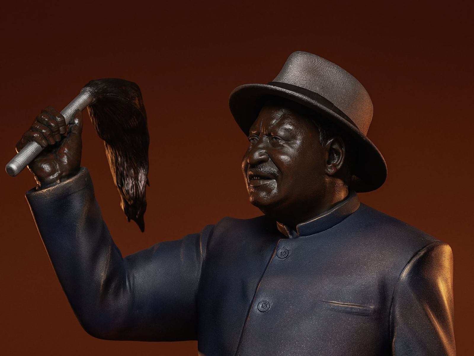 Immortalising Baba! Raila Odinga's sculpture unveiled