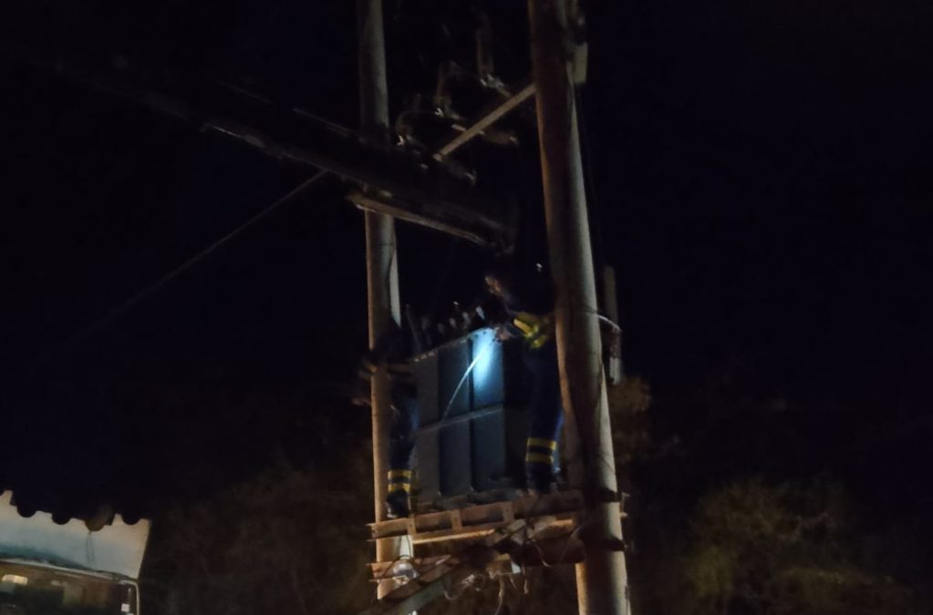 Kenya Power technical team installing a new transformer at Njarange, Mbeere North. PHOTO/@KenyaPower/X