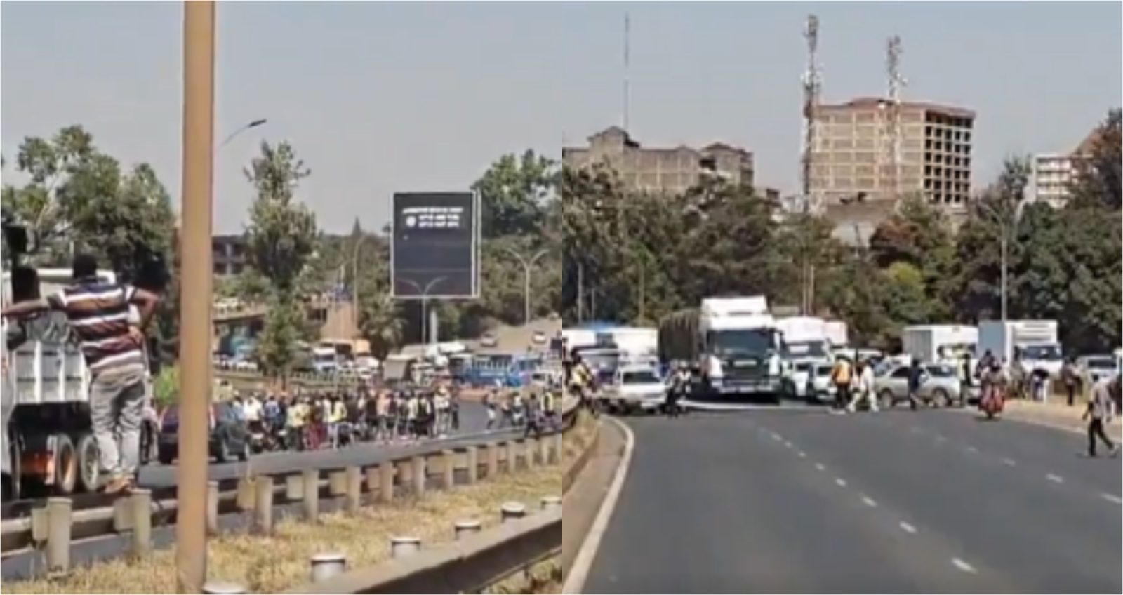 Thika Road traffic disrupted following discovery of body in Ruiru River