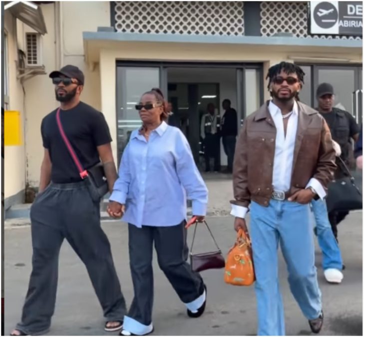 Diamond Platnumz heads to Tarime with Mama Dangote and Rommy Jons,