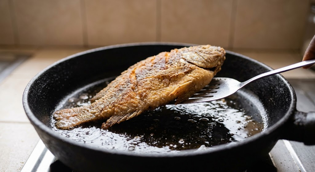 How to prevent fish sticking to the pan during frying