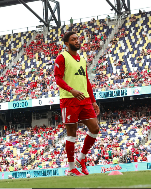 Liverpool defender Joe Gomez in pre-season against Sunderland. PHOTO/https://www.facebook.com/LiverpoolFC/photos