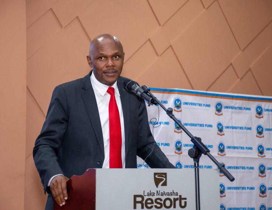 Acting Chief Executive Officer of the Universities Fund Edwin Wanyonyi.
