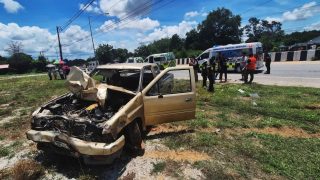 Nine Thai monks killed after 11-year-old driver collides with procession