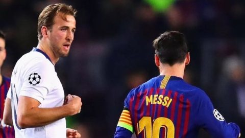 England captain Harry Kane and Argentina captain Lionel Messi. The two teams are set for a blockbuster FIFA World Cup semifinal on July 15, 2026. PHOTO/@Pablo_Crvg98/X