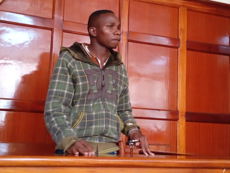 Hesbon Mauti Thomas when he appeared before Milimani Principal Magistrate Geoffrey Onsarigo on Thursday, July 30, 2026.PHOTO/Zipporah Ngwatu